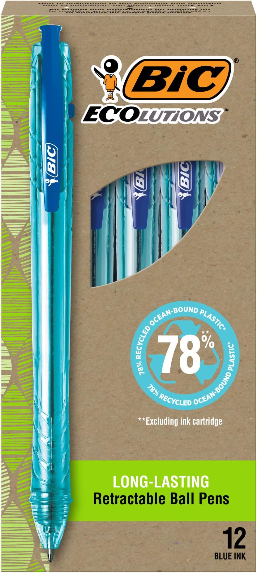 PILOT B2P Bottle to Pen Refillable & Retractable Ball