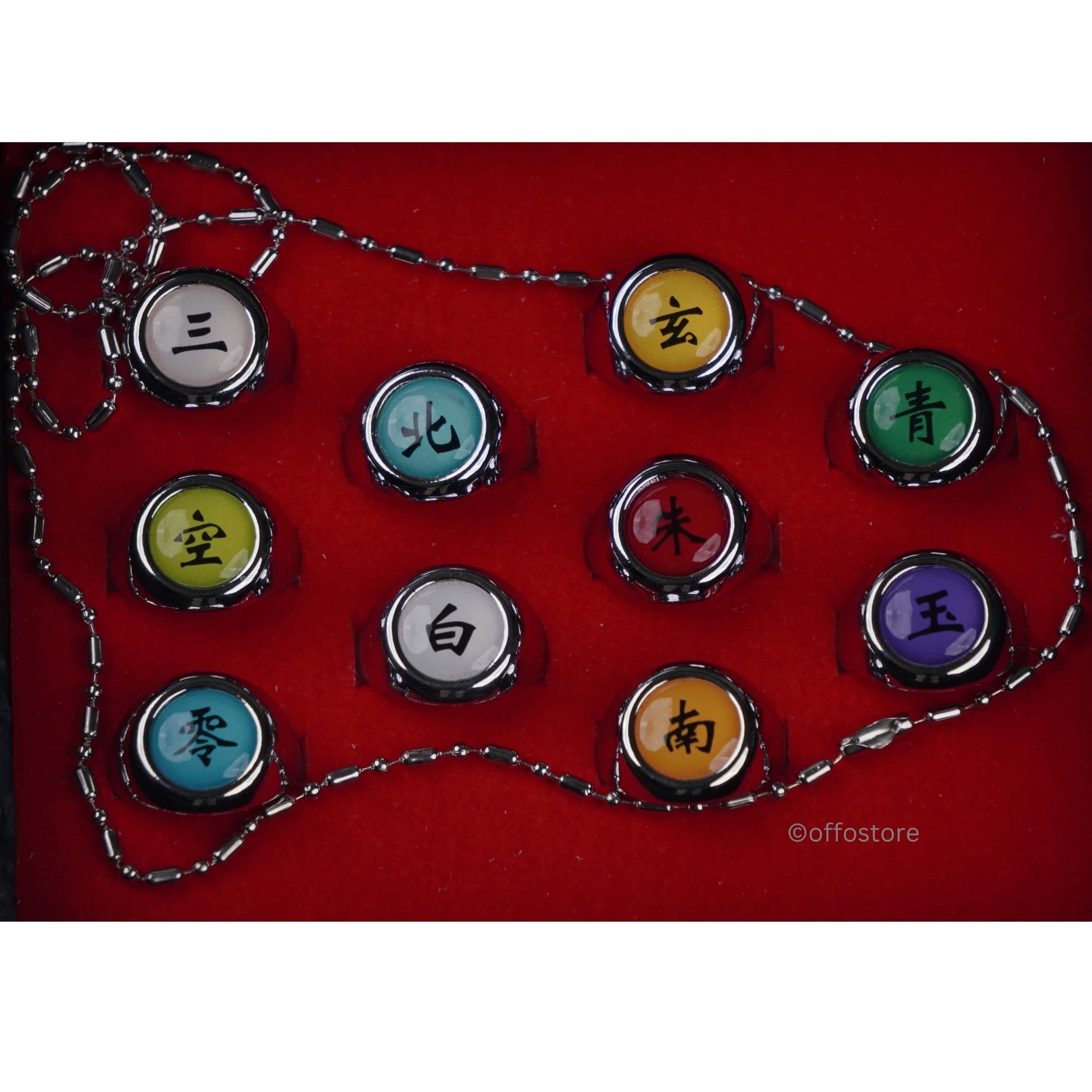 Offo || Akatsuki Ring Set AccessoriesLightweight Attractive Durable for Home Decors, Office Desk and Study Table (B0BXP2S2D5) Amazon Price History, Amazon Price Tracker