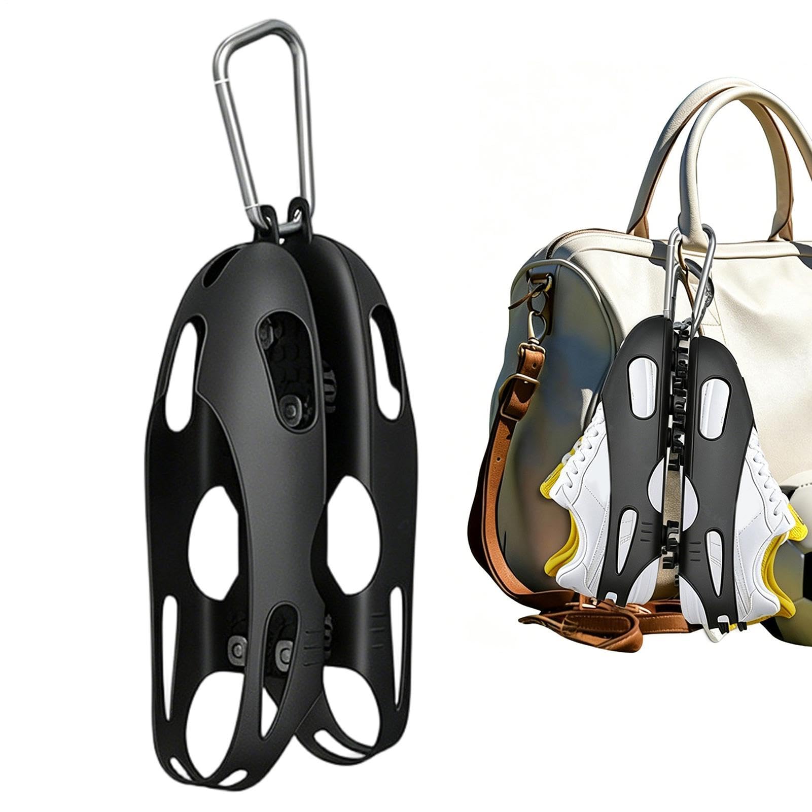Steigeisen für Schuhe Anti-Rutsch-Silikon mit Clips und Haken verschleißfest