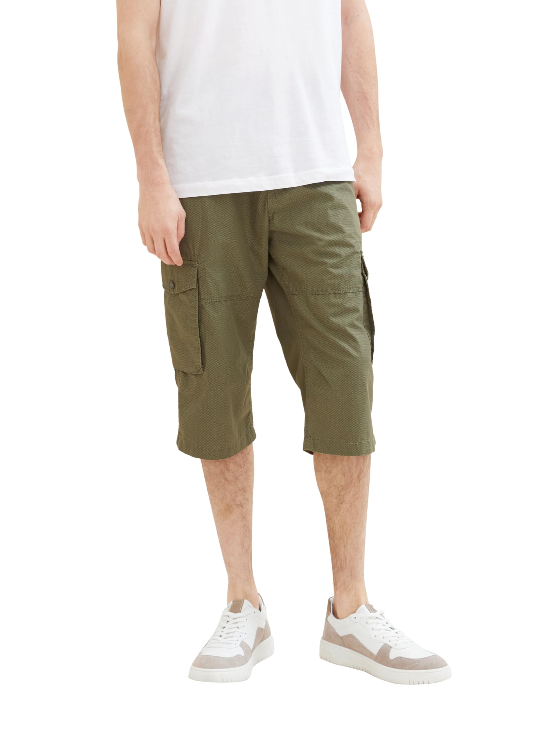Tom Tailor Herren Relaxed Fit Overknee Cargo Shorts 1040225