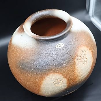 Amazon.co.jp: 陶磁器 工芸品｜花瓶 花器 壺｜信楽 富洋作 桐箱付き