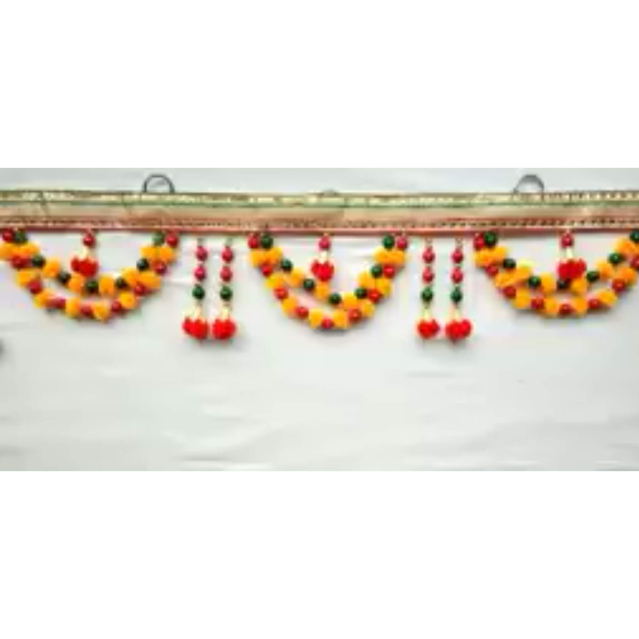 MADHULICA CANDLES 31084 Toran-Wall/Door Hangings-Festival Gift-Rajasthani Toran-Bandhanwar (Size:35" Inch)