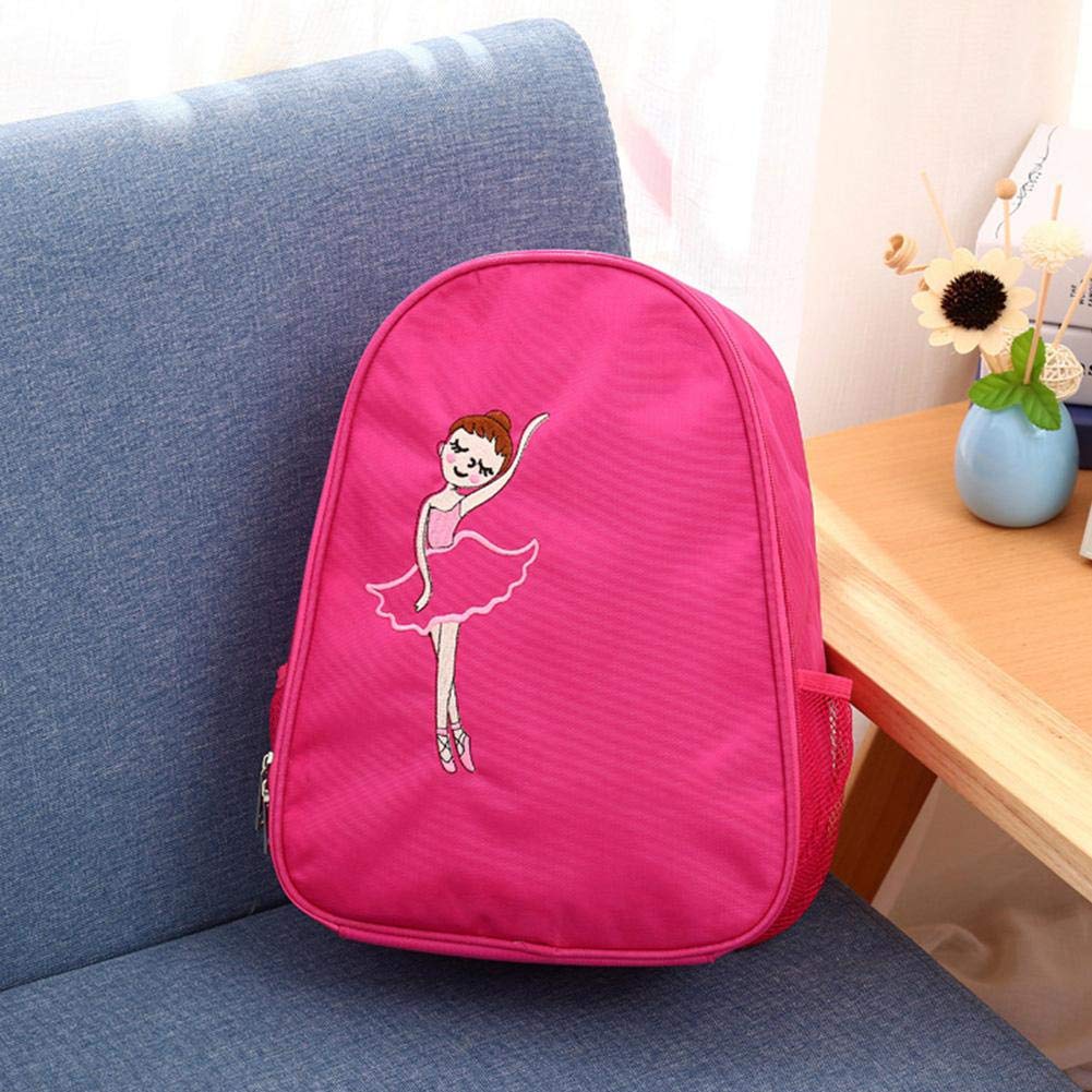 Mochila Deportiva Para Niñas - Bolsa De Hombro Para Ballet, Danza Y Deportes (Color Rosa)