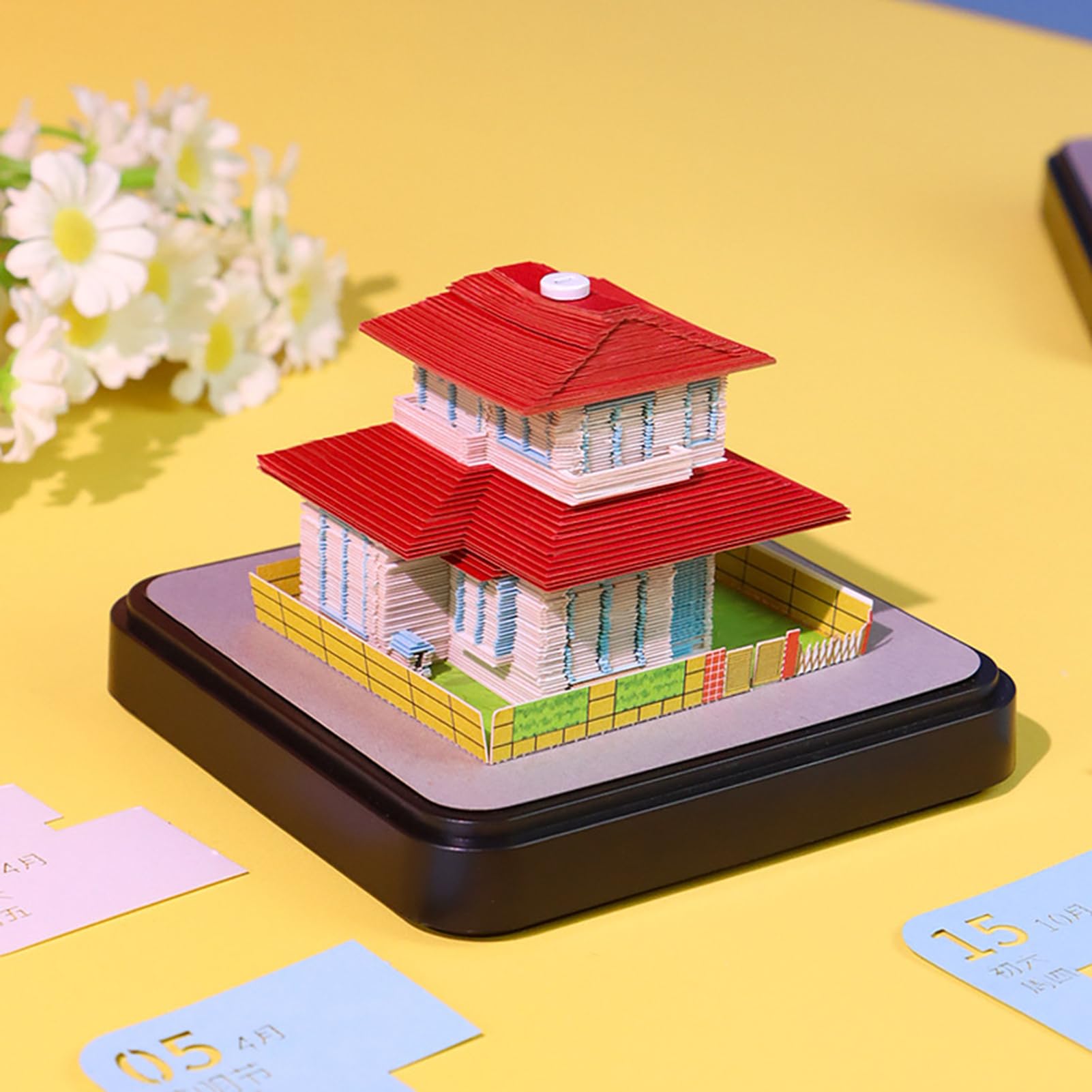 2026 Schreibtischkalender 3D Notizblock Abreißkalender Planer