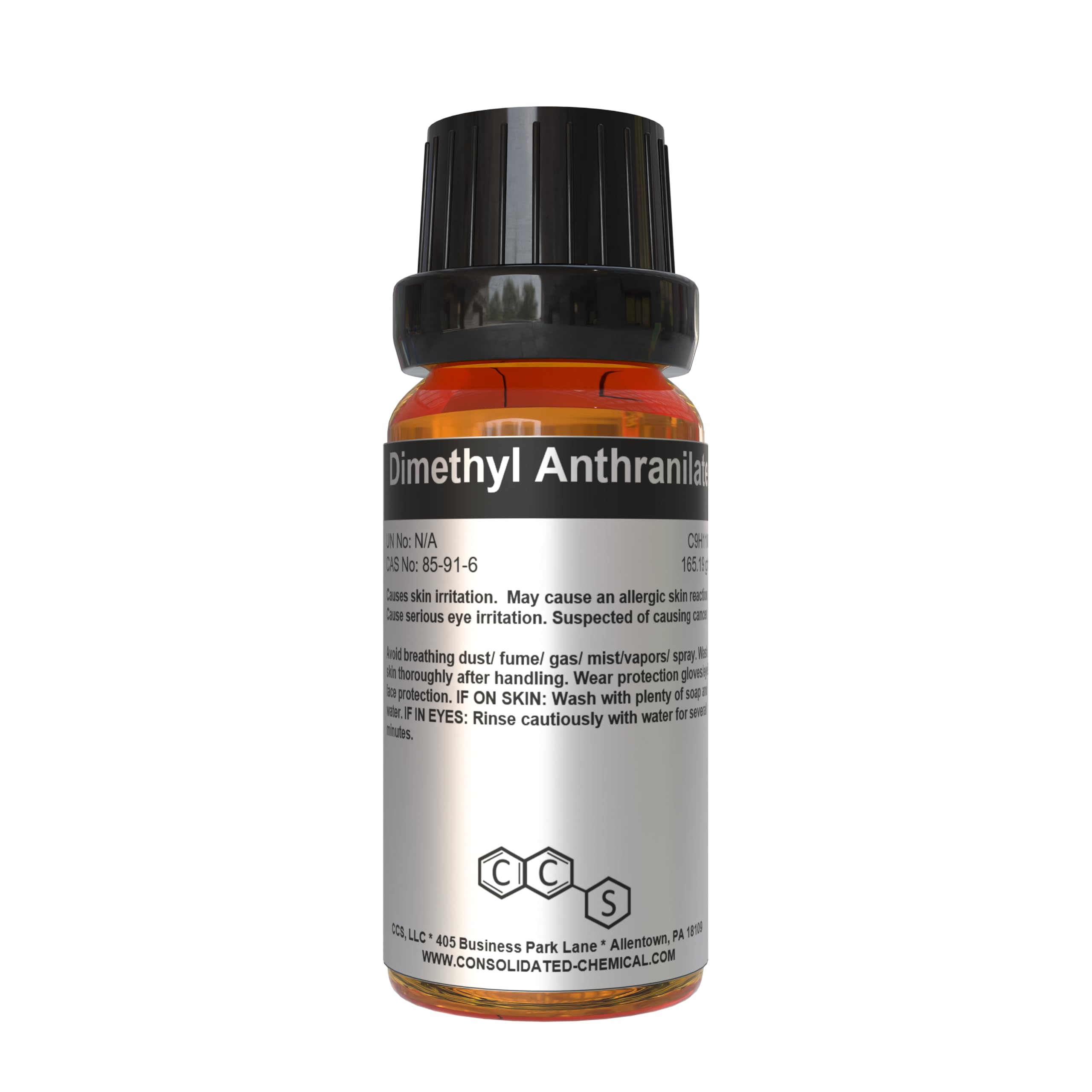 Dimethyl Anthranilate (DMA) - | Premium High Purity Food-Grade Flavoring, Fragrance, and Bird Repellent Agent | (30mL (1 Fl Oz))