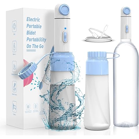 Portable Bidet for Travel – 350ml High Pressure Handheld Electric Portable Bidet - ...