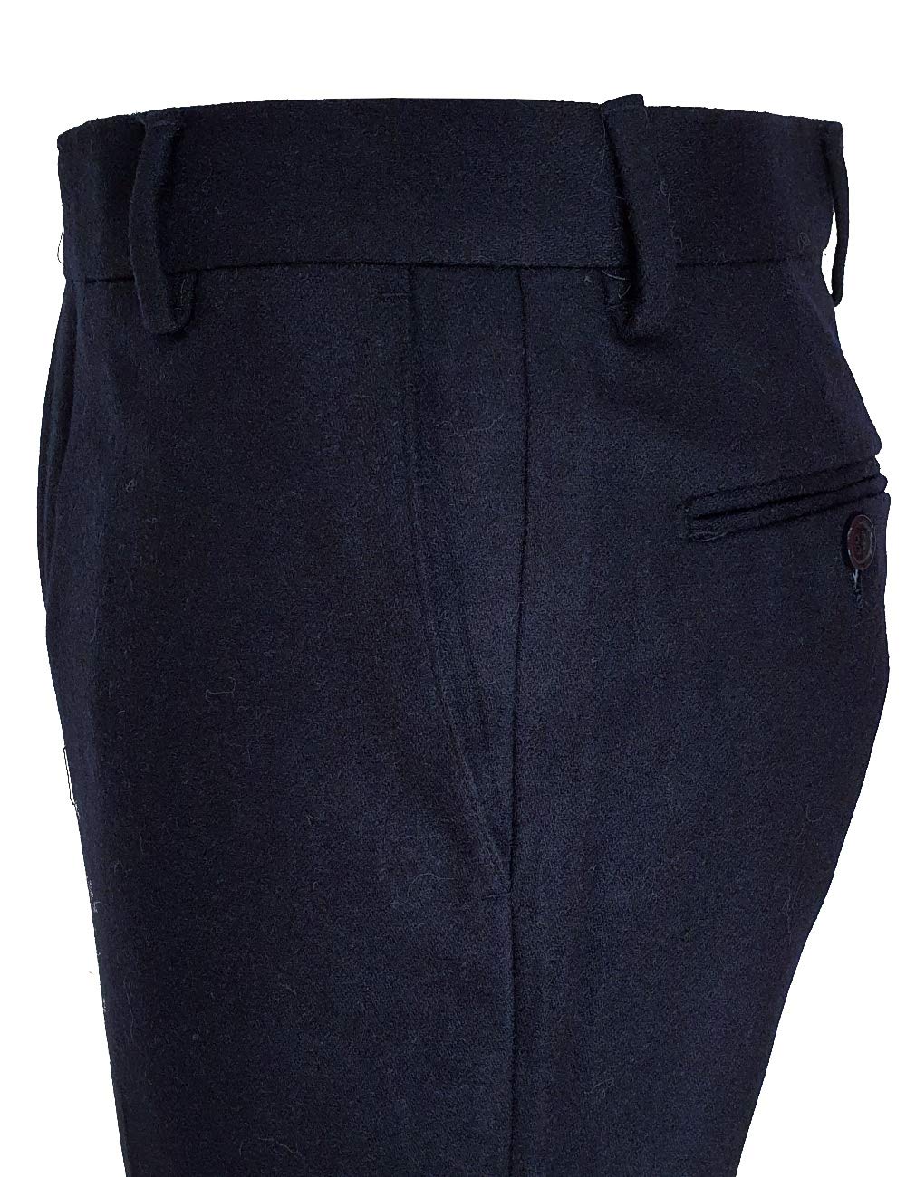 Mac Lain Pantalone Classico Uomo Lana Flanella Made In Italy Tasca America 46 a 62art2296
