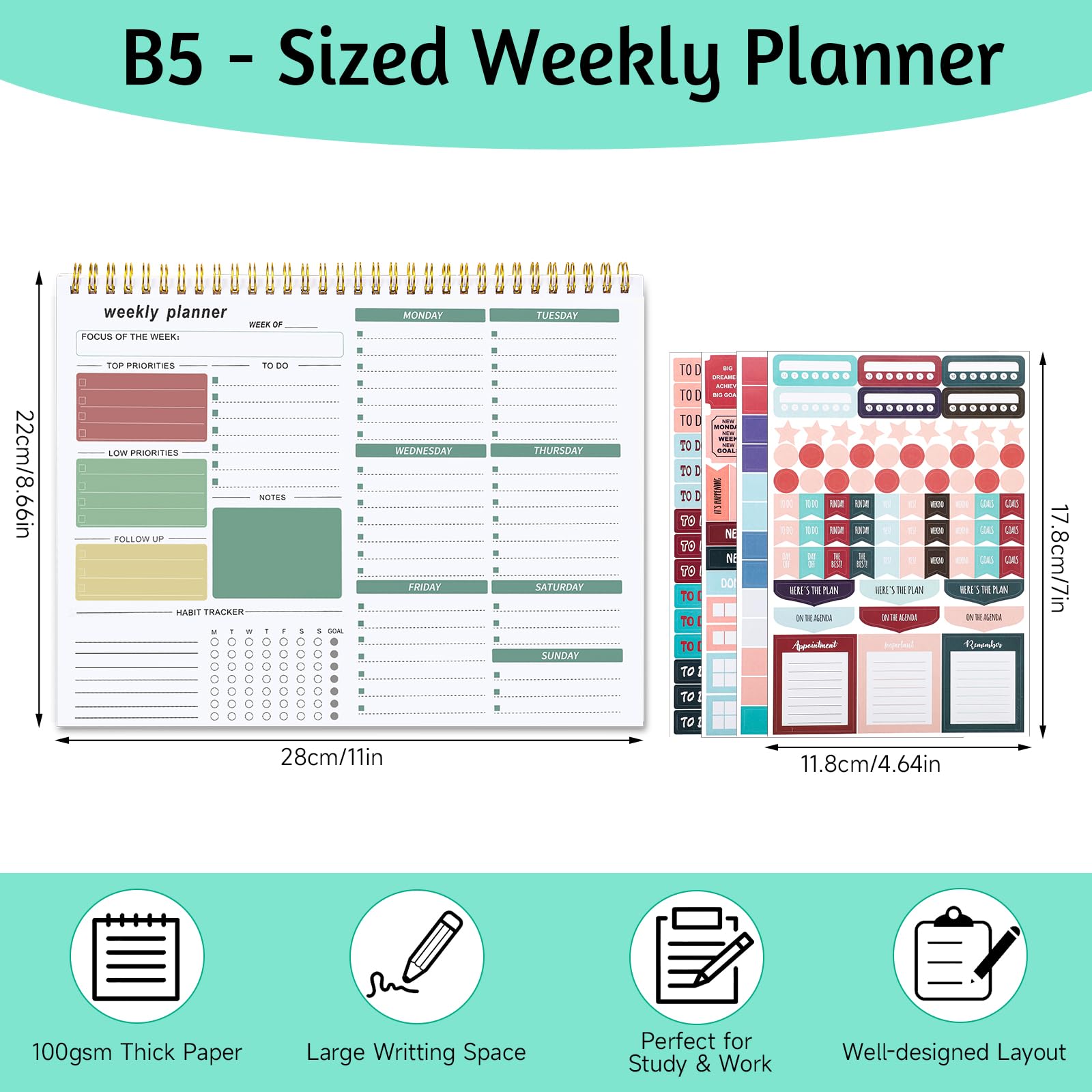 Weekly Planner To Do List Pad - Image 4
