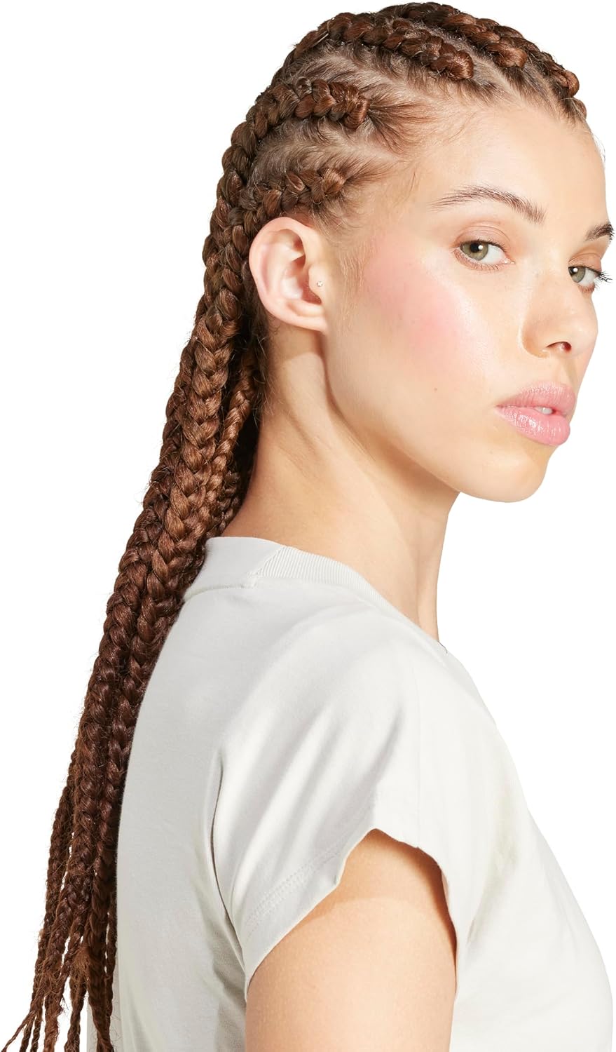 Adidas Womens Essentials Linear Cotton T-Shirt - Image 4