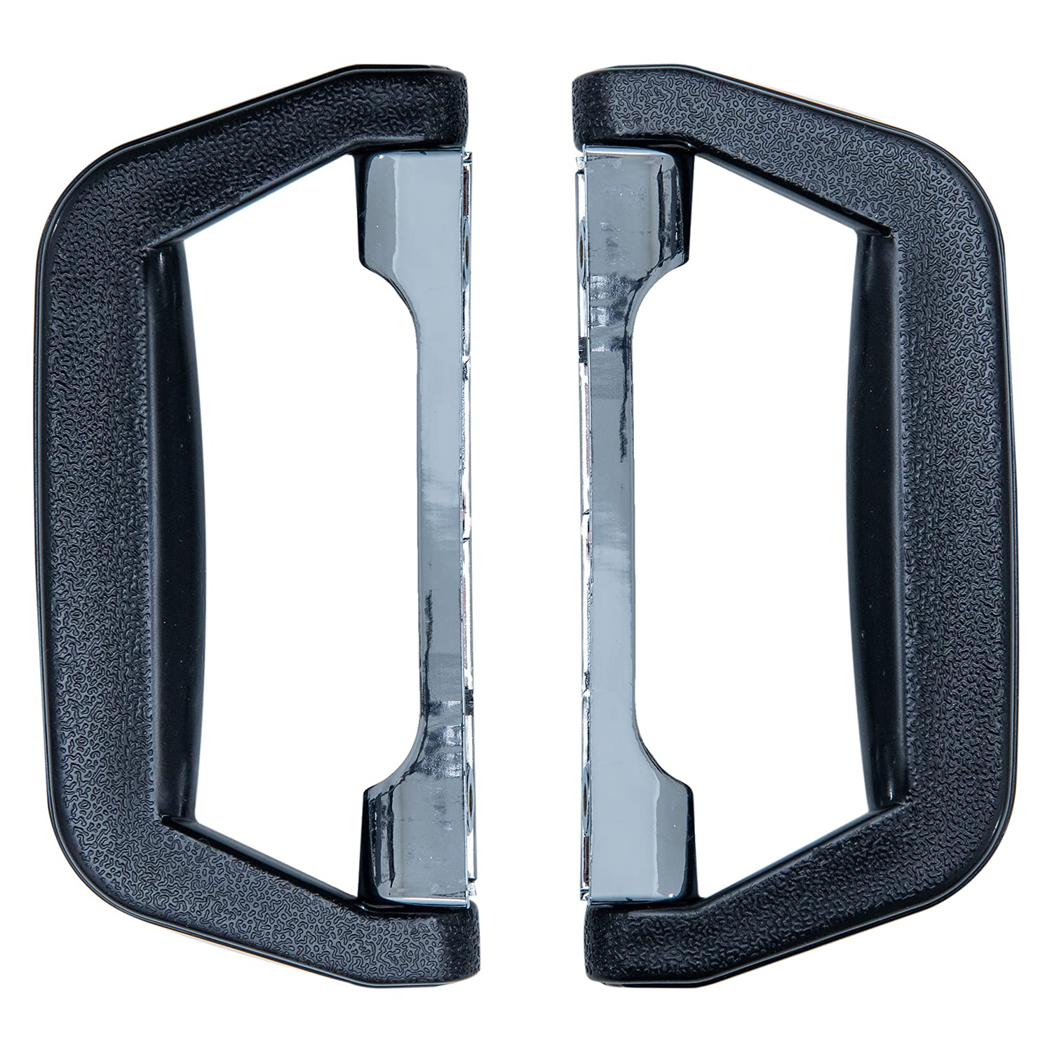 HMF 14973-02 Suitcase Handle, Plastic Carry Handle, Pack of 2, 14 x 7 cm, Black, 14 x 7 x 2 cm - Image 3