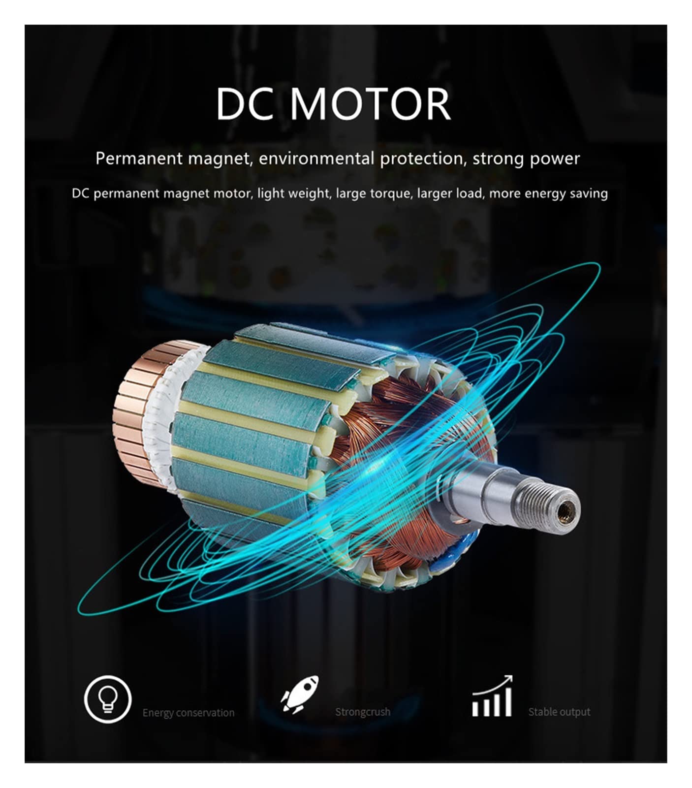 Triturador de Basura, recogedor de Alimentos, triturador de residuos, triturador de Acero Inoxidable, procesador de residuos de Cocina, electrodoméstico para Fregadero de 560 W (Interruptor de Aire)