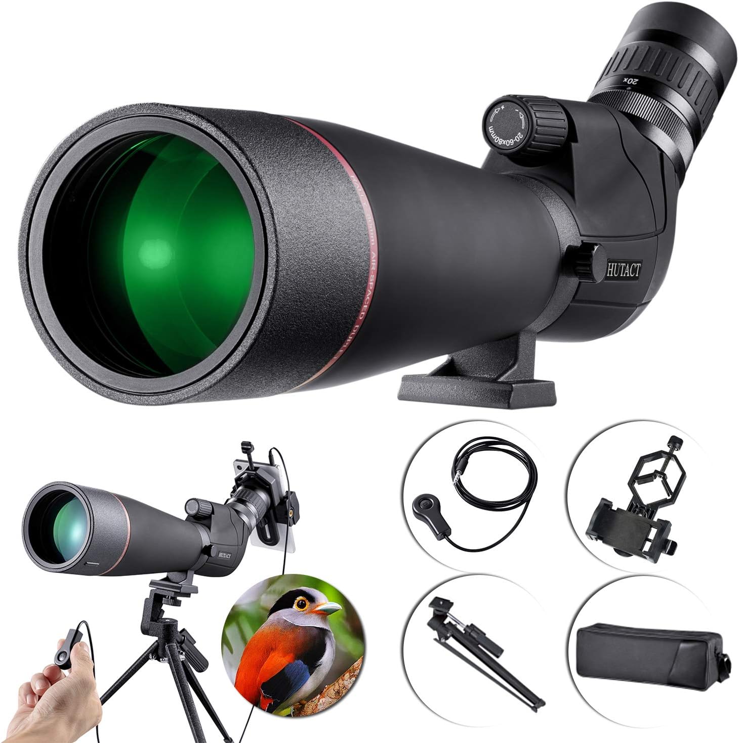 HUTACT Spotting Scopes 20-60x80AE