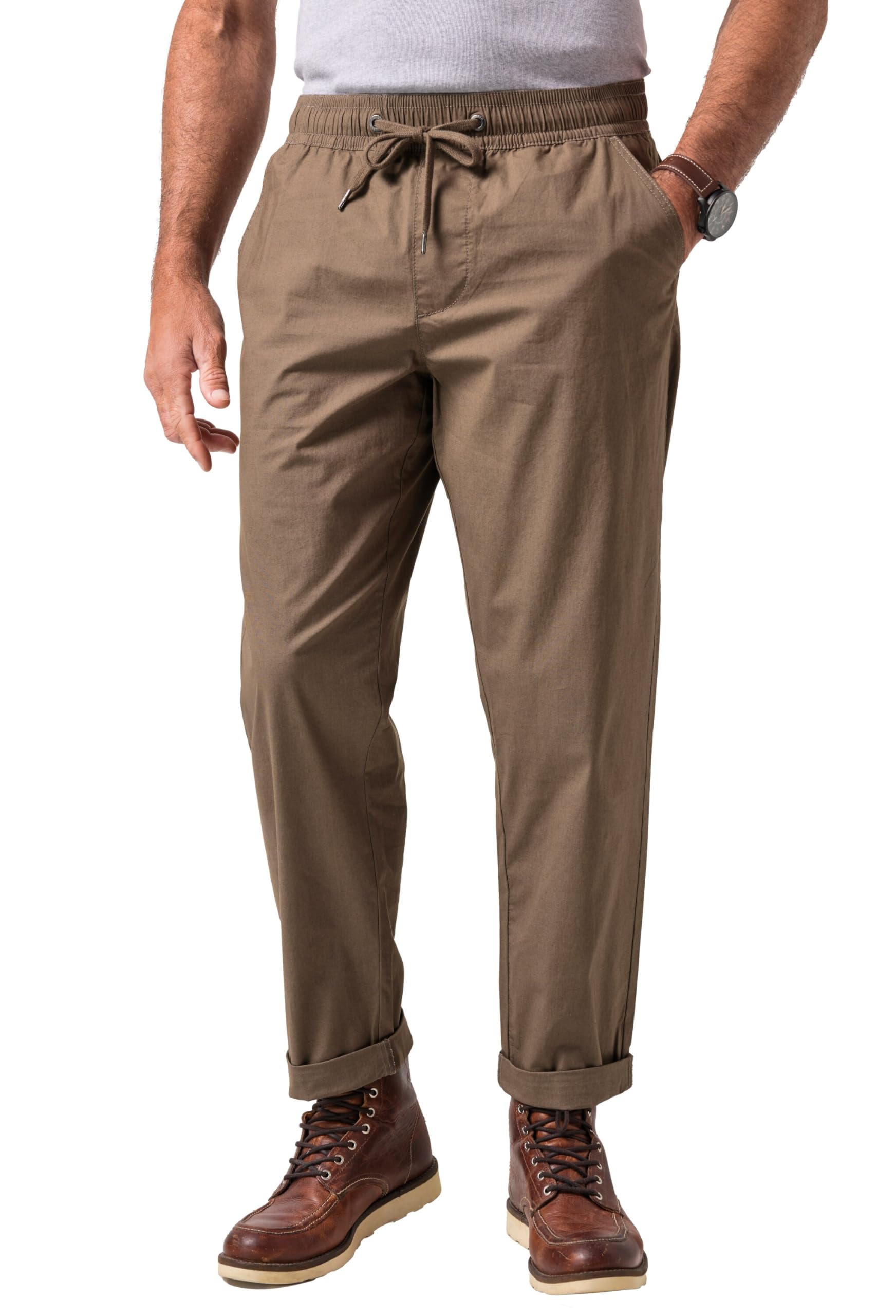 JP 1880 Herren große Größen Übergrößen Menswear L-8XL Schlupfhose, FLEXNAMIC®, Elastikbund, Tapered Loose Fit 790142