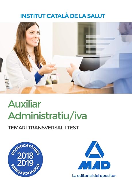 Portada de Temari Transversal per a la Categoria D Auxiliar Administratiu/i Va D