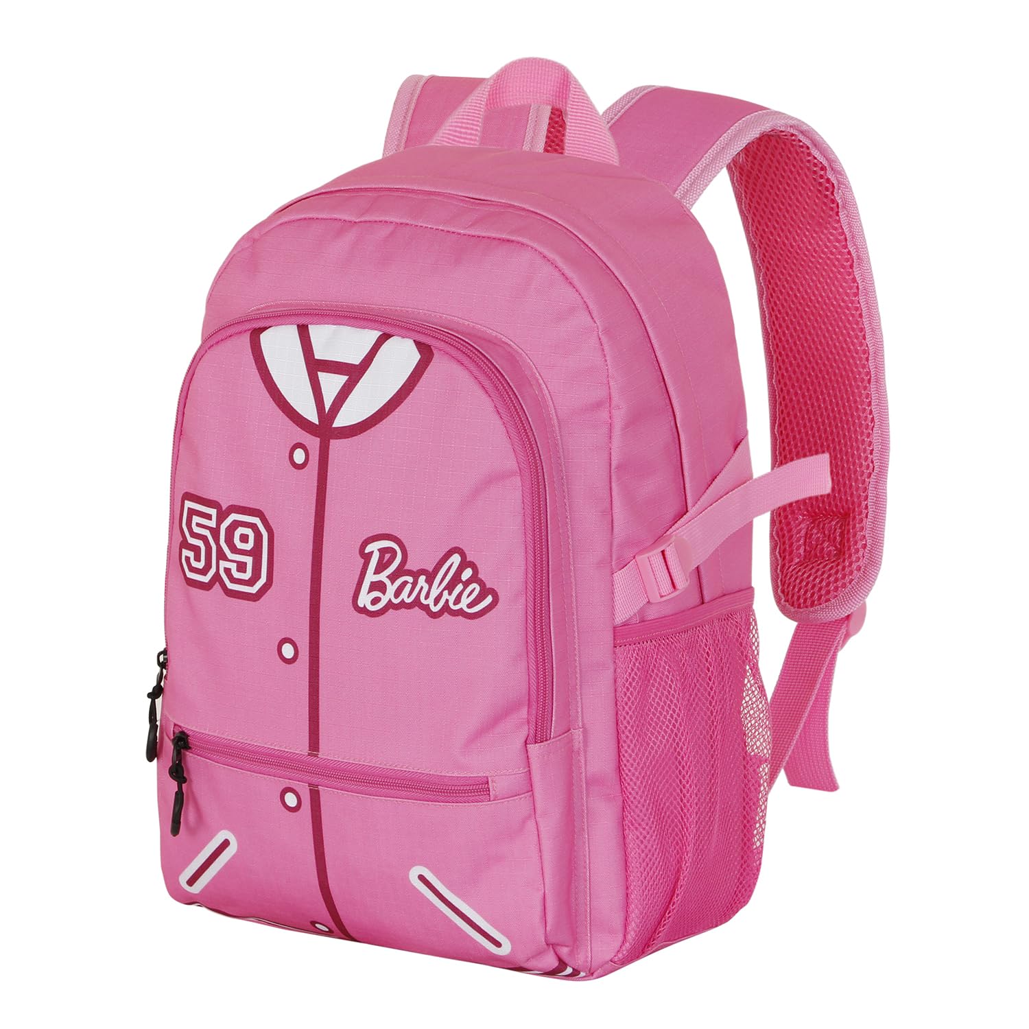Karactermania Barbie Varsity-Fan Fight Backpack 2.2, Pink, 31 x 44 cm, Capacity 24 L