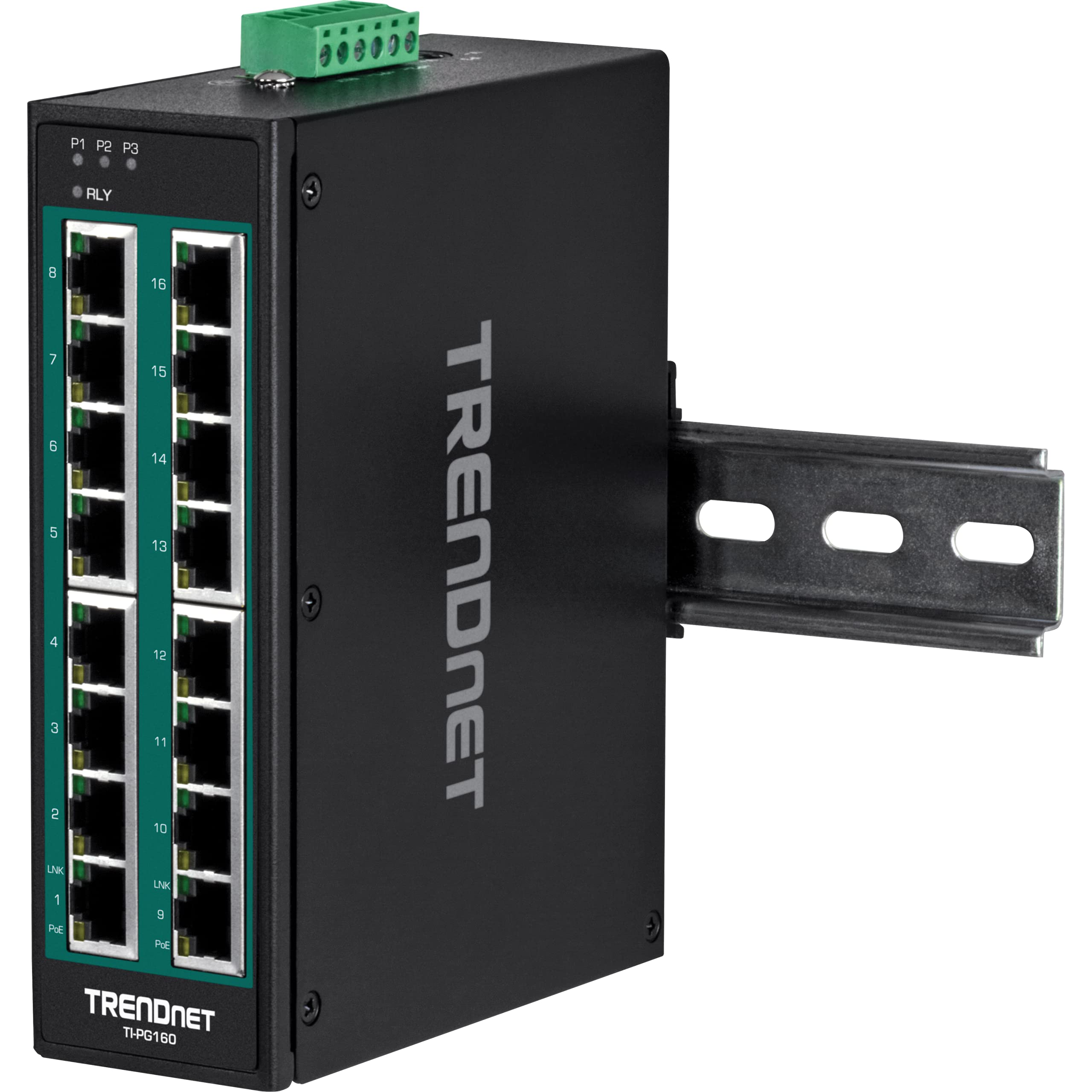 Trendnet switch No administrado Gigabit Ethernet (10/100/1000) Energía sobre Ethernet (PoE) Negro