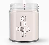 Vista 6 de Navidad, regalo de cumpleaños para terapeuta ocupacional Best Effin' terapeuta ocupacional nunca vela, velas de soja natural 9Oz Ak4237