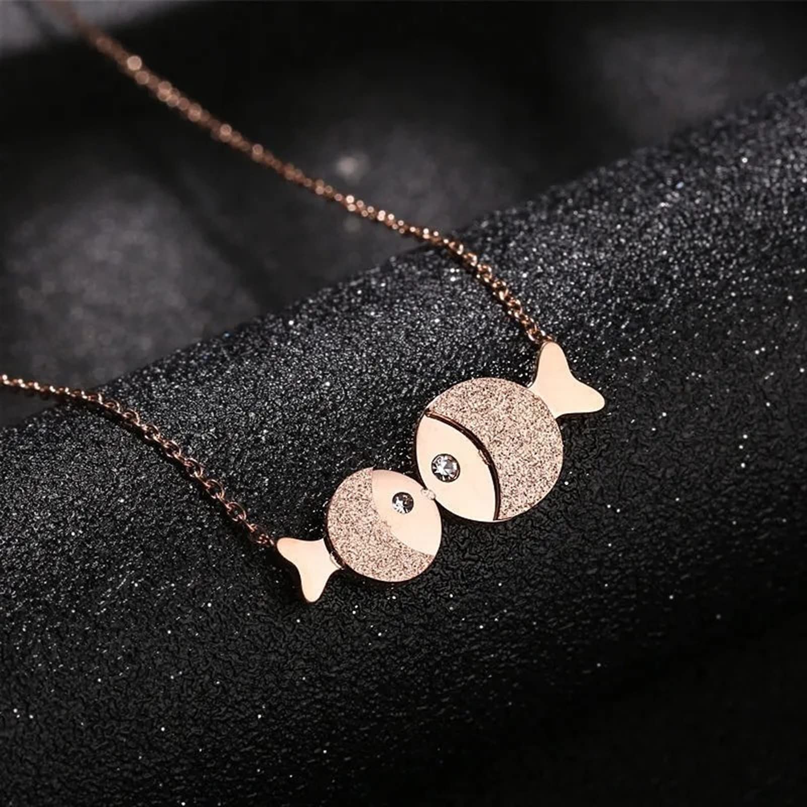 MOCHAMIK Lindo Collar de Estrella de mar - Regalo de joyería Azul Verde para Mujeres