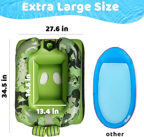 Miniatura 4 de Flotadores inflables de piscina para niños, juguetes de piscina con cañón de agua, balsas flotantes, lago, playa, fiesta, piscina, juguetes para
