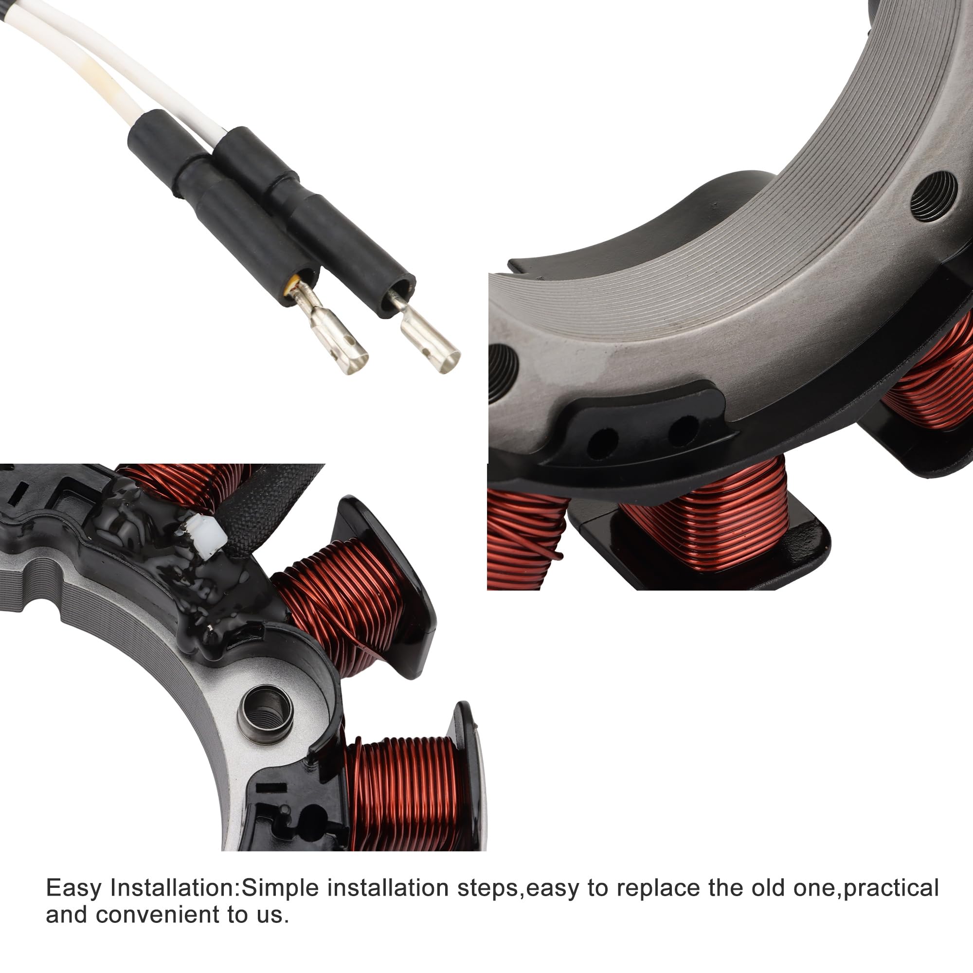 GOOFIT 12 Bobina 2 Bobina De Encendido Del Magnetoestador Del Generador De Alambre Reemplazar Para GX630 GX630R GX630RH GX660 GX660R GX660RH GX690 GX690H