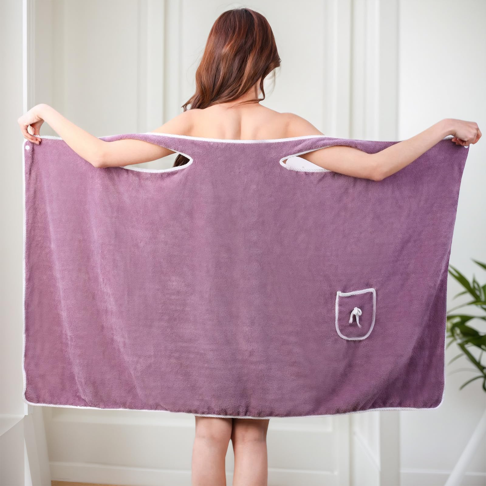 Toalla Secado Rápido Unisex Morado