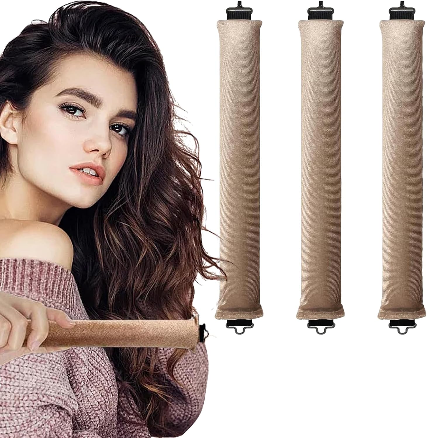 Hair Curler No Heat, 3PCS Hair Curlers, Hair Styling Tools, Heatless