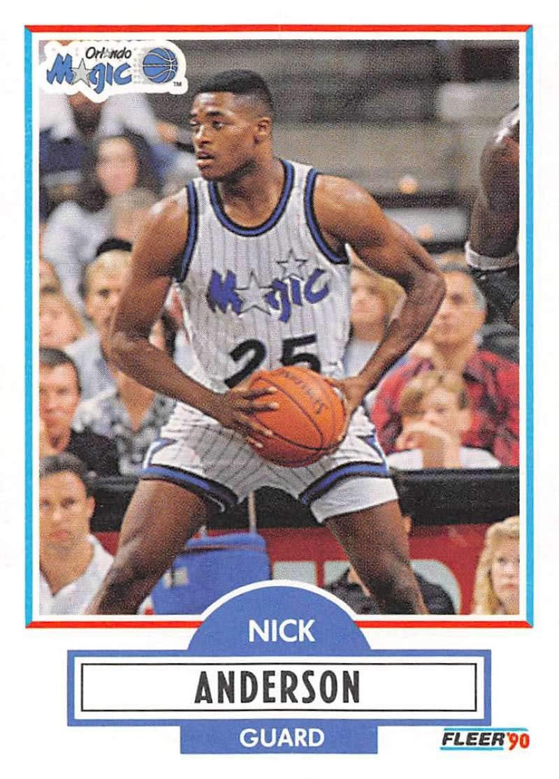 Amazon.com: 1990-91 Fleer Basketball #132 Nick Anderson RC Rookie Card  Orlando Magic Official NBA Trading Card : Collectibles & Fine Art