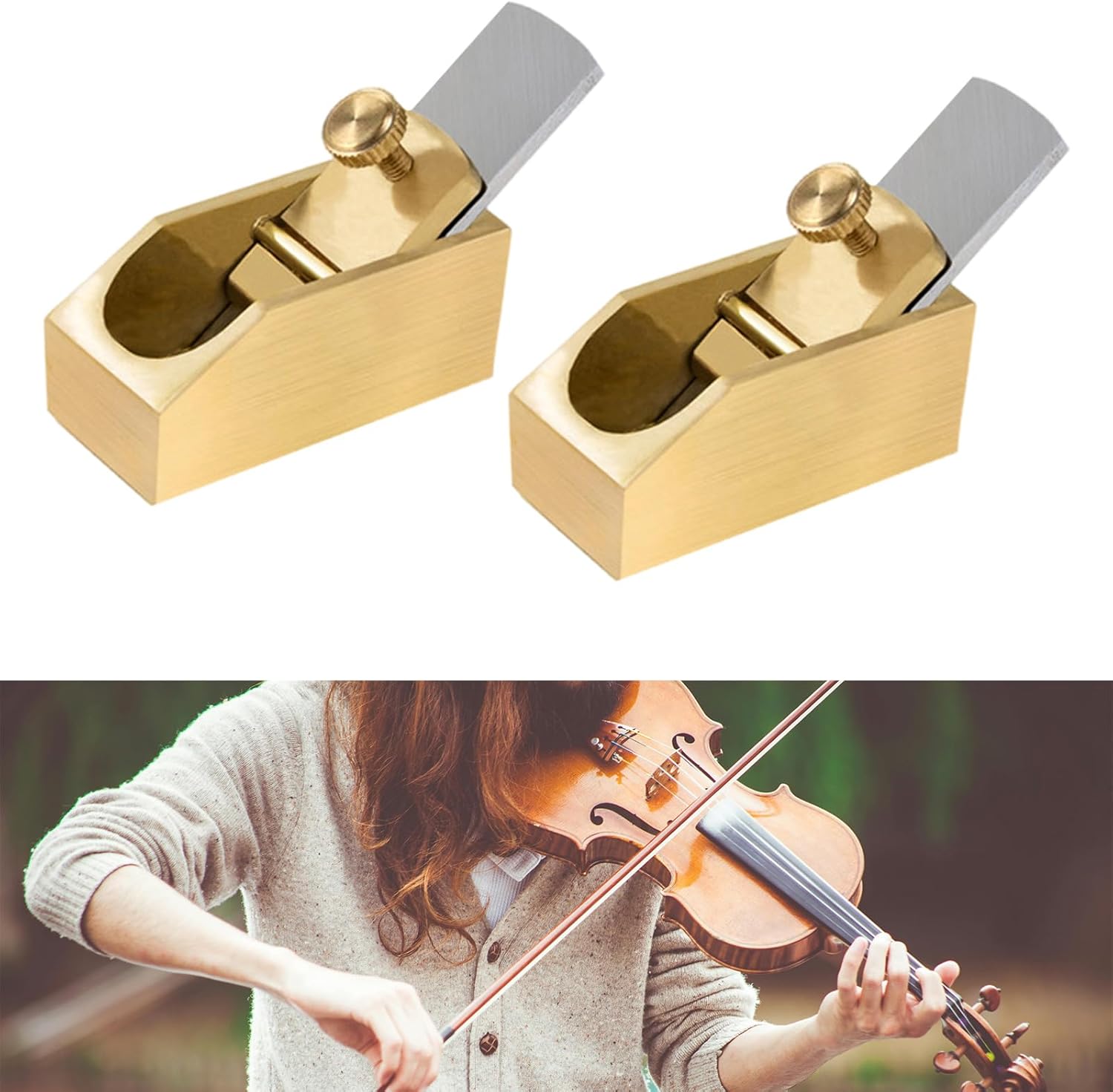 Violin Plane Cutter Flat Bottom Thumb Small Hand Planer Tool Wood Trimming Manual Push Planing Hand Tool Woodworking Planer