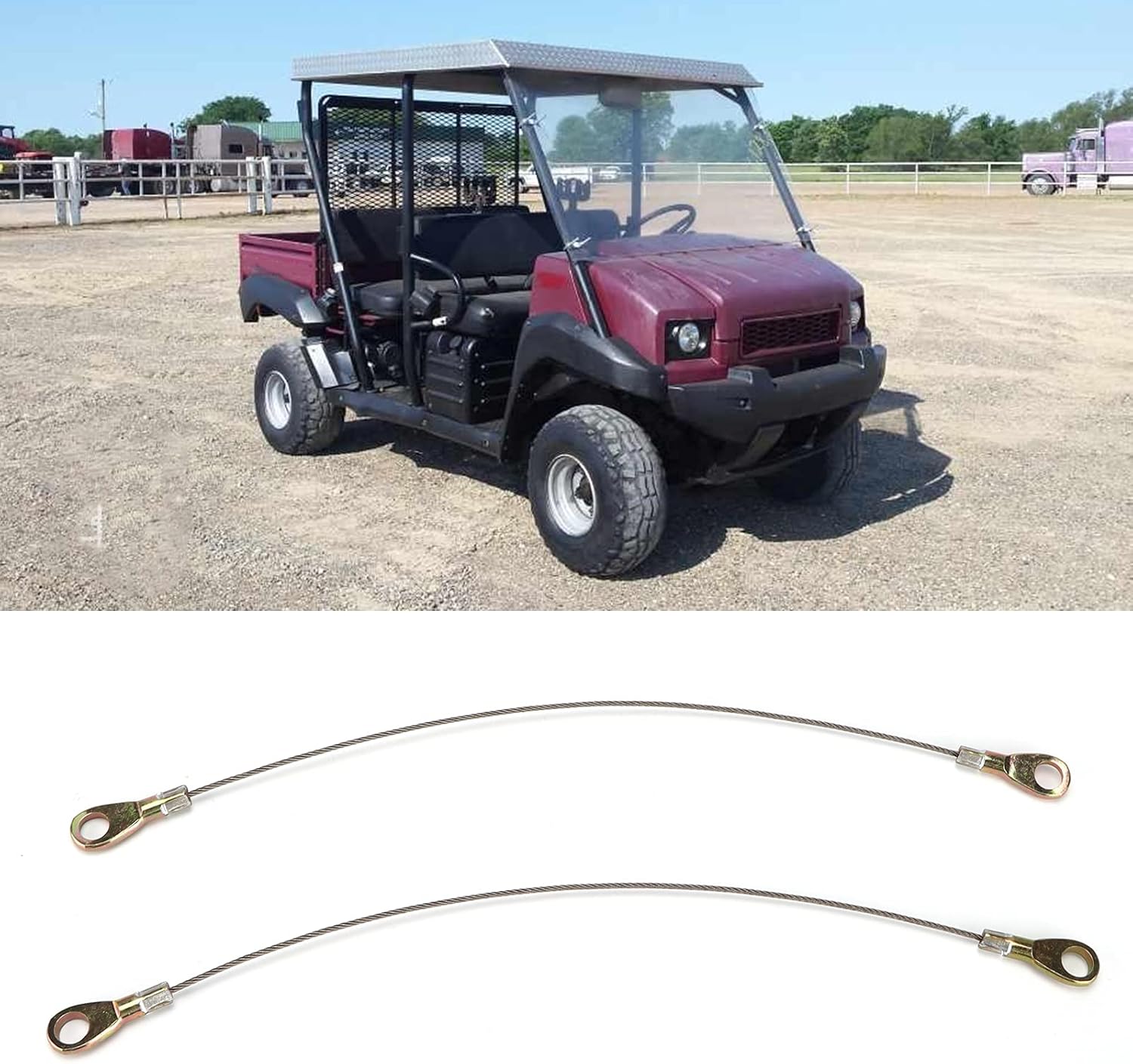 Tailgate Cables, Tail Gate Wires, 2Pcs Tailgate Cable Hook