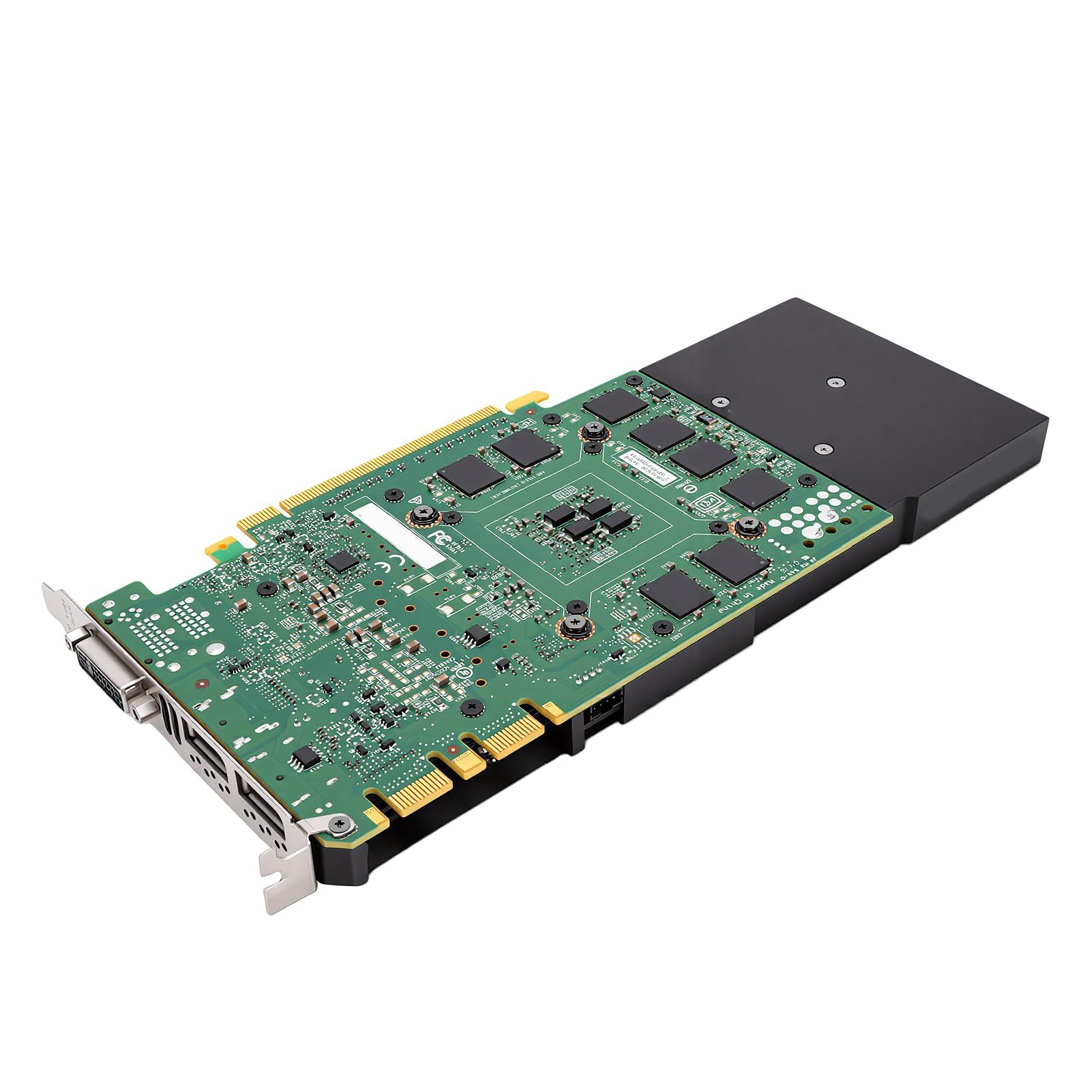 Sxhlseller Karta Graficzna 4 GB GDDR5, 256 Bitów, 1344 Rdzenie |Podwójne Porty DP 1.2 i DVI, Obsługa Wyjścia Wielu Monitorów 4K, Profesjonalna Karta Graficzna do Modelowania 3D, Edycji CAD