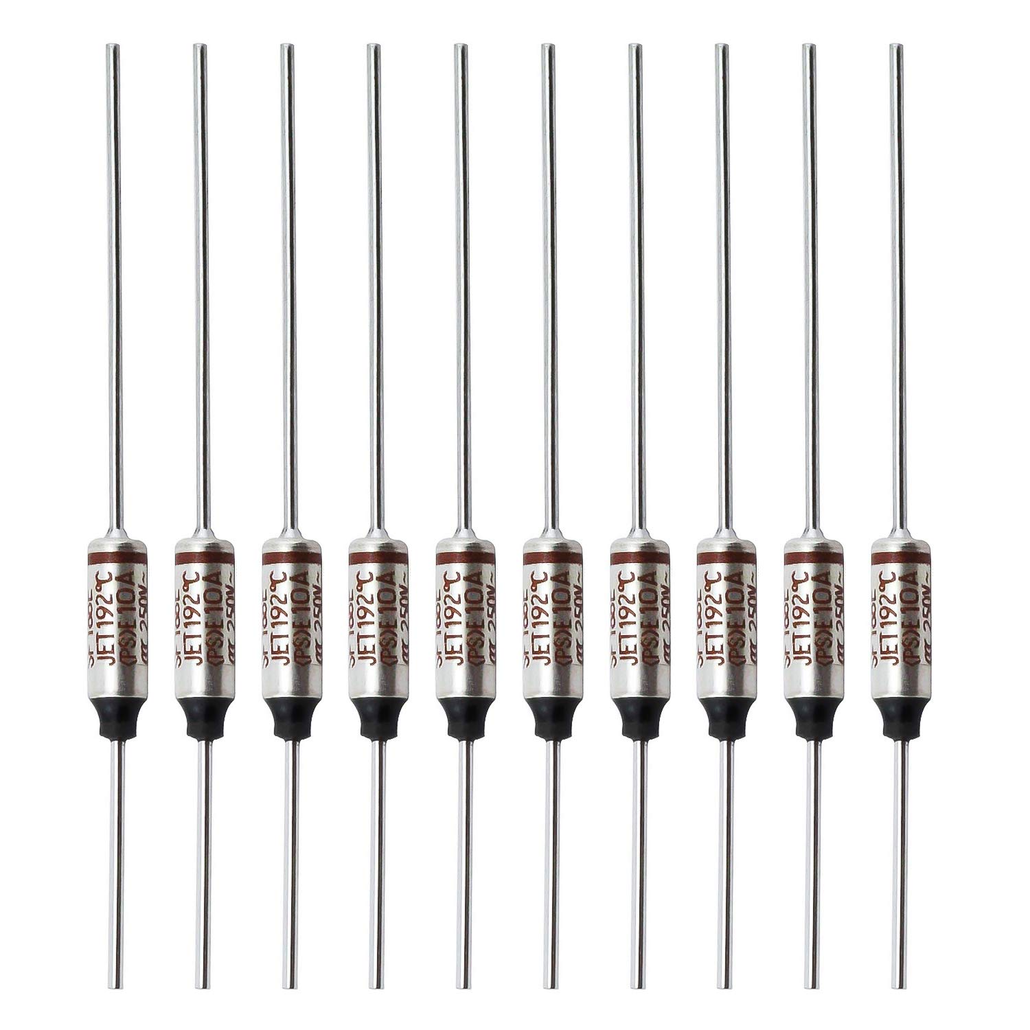 Snapklik.com : SF188E-192 Degree Metal Thermal Cutoffs Thermal Fuse 10A