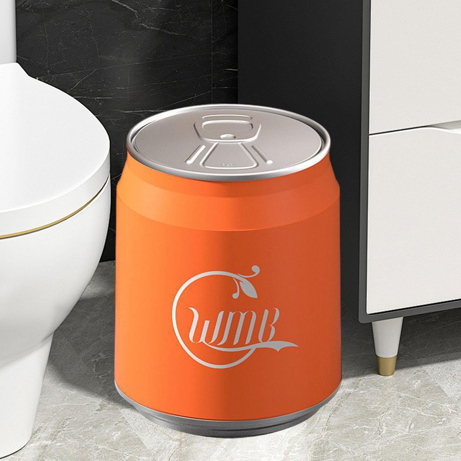 Amazon.co.jp: Llazsybz コーラのプレス蓋付きゴミ箱、リビングや