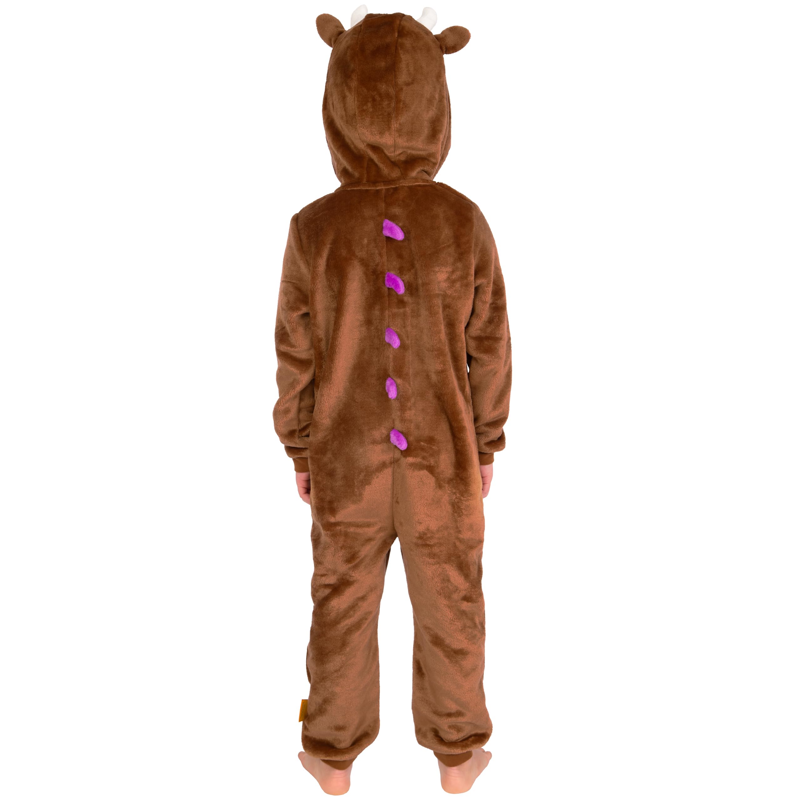 Gruffalo Pijama Niño | Pijama Mono Enterizo con Capucha Y Orejas 3D | Pijamas Invierno Niño Todo En Uno