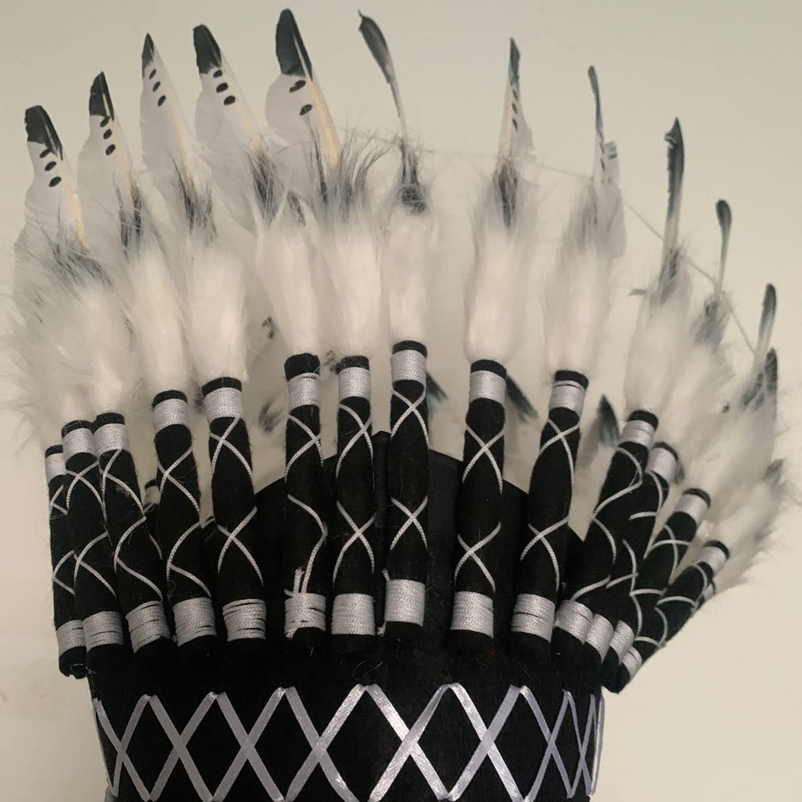 Tocado estilo indio para adultos y fotos de fiesta, accesorios indio para La Fiesta de Halloween, regalo y juego