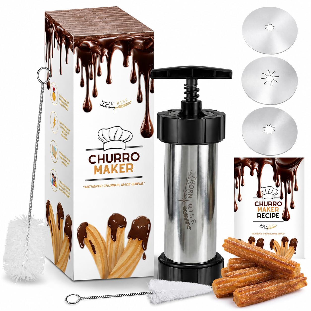 churreras à churros acier inox 304