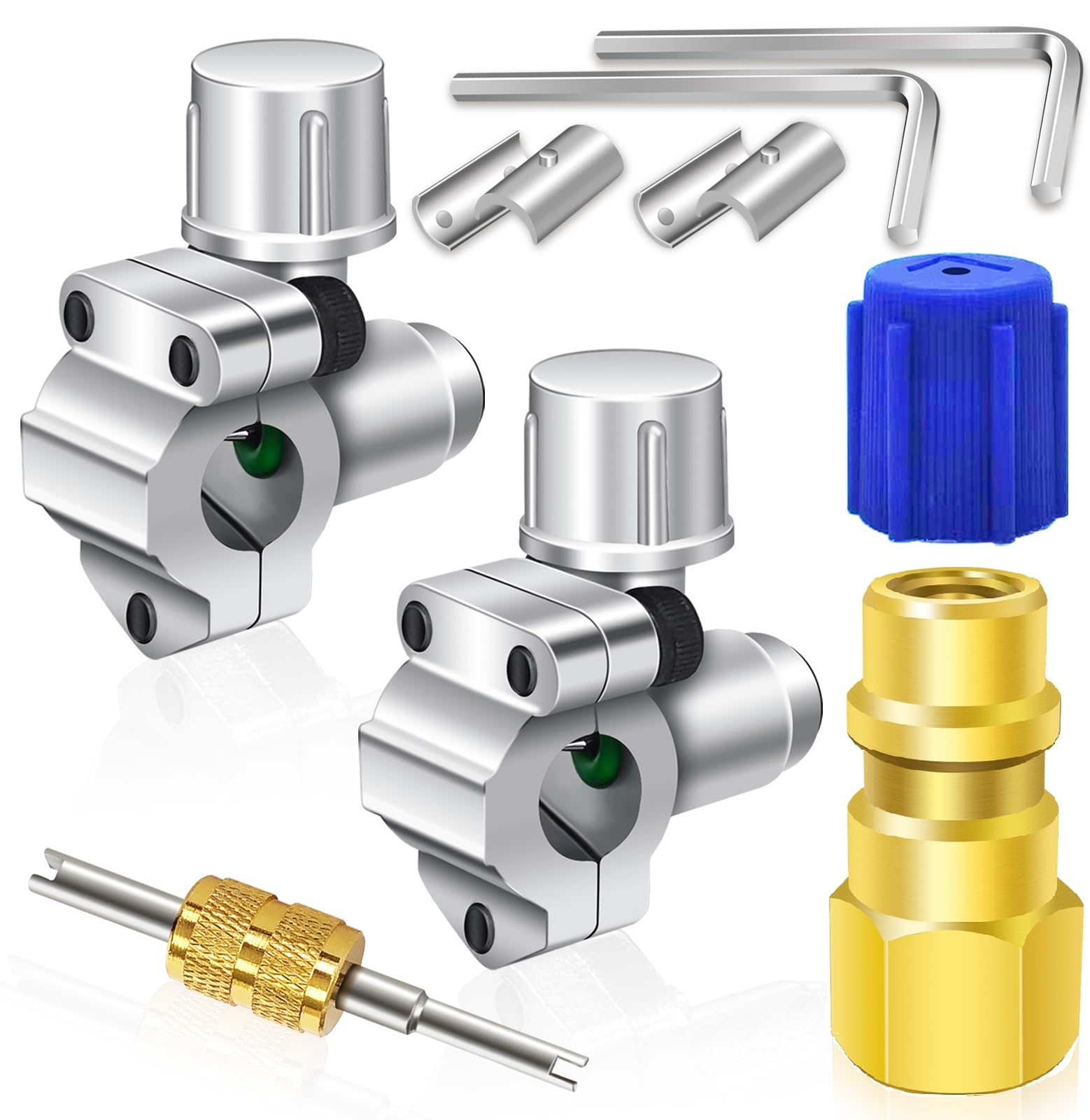 10 Pcs Bullet Piercing Valves, BPV-31 Piercing Valve For Refrigerators