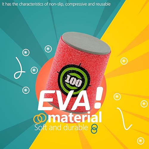 Miniatura 4 de TORMEN Latas de espuma suave Target Target Soft Bullet Targets Dart Foam Toy Gun Shoot Kid Toy Game Gift