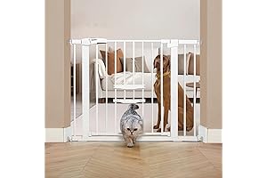 BABELIO New Version Dog Gate with Cat Opening