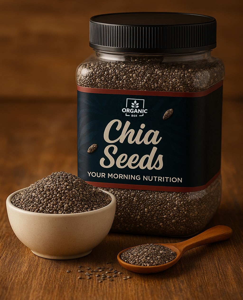 Buy Now Organic Box Raw Chia Seeds For Eating 1Kg (Jar Pack) Healthy... 3 Buy Now Organic Box Raw Chia Seeds For Eating 1Kg (Jar Pack) Healthy...