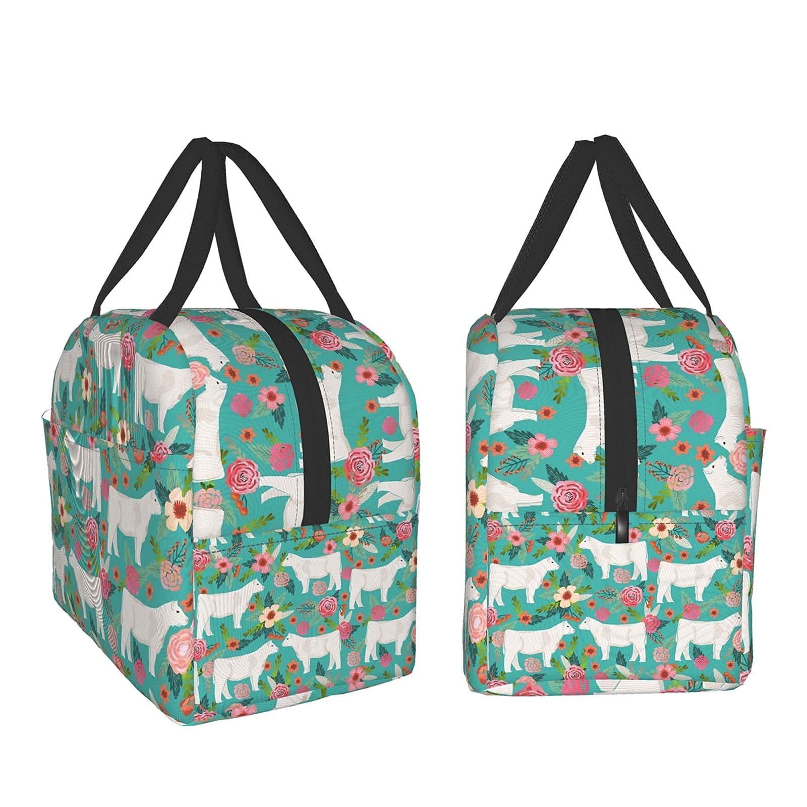 Borsa Termica Pranzo Impermeabile Con Isolamento In Alluminio - 22,5x13x25,5 Cm - Per Lavoro, Scuola, Picnic - Adulti E Bambini
