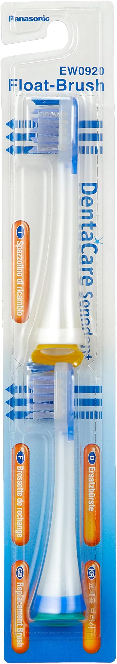 Panasonic Dentacare Sonodent EW0920 Float Toothbrush Heads (x2)