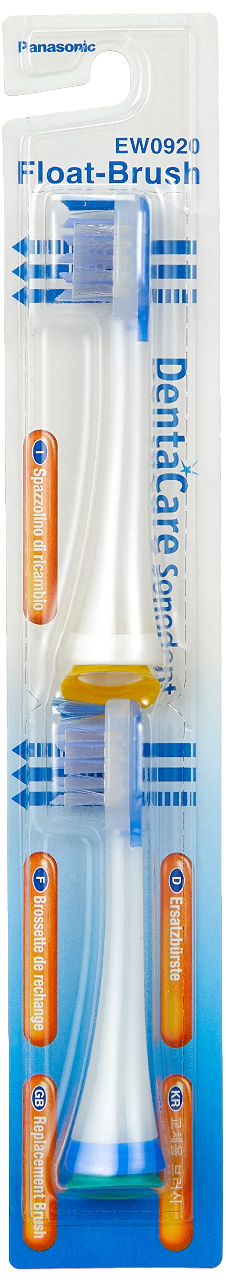 Panasonic Dentacare Sonodent EW0920 Float Toothbrush Heads (x2)