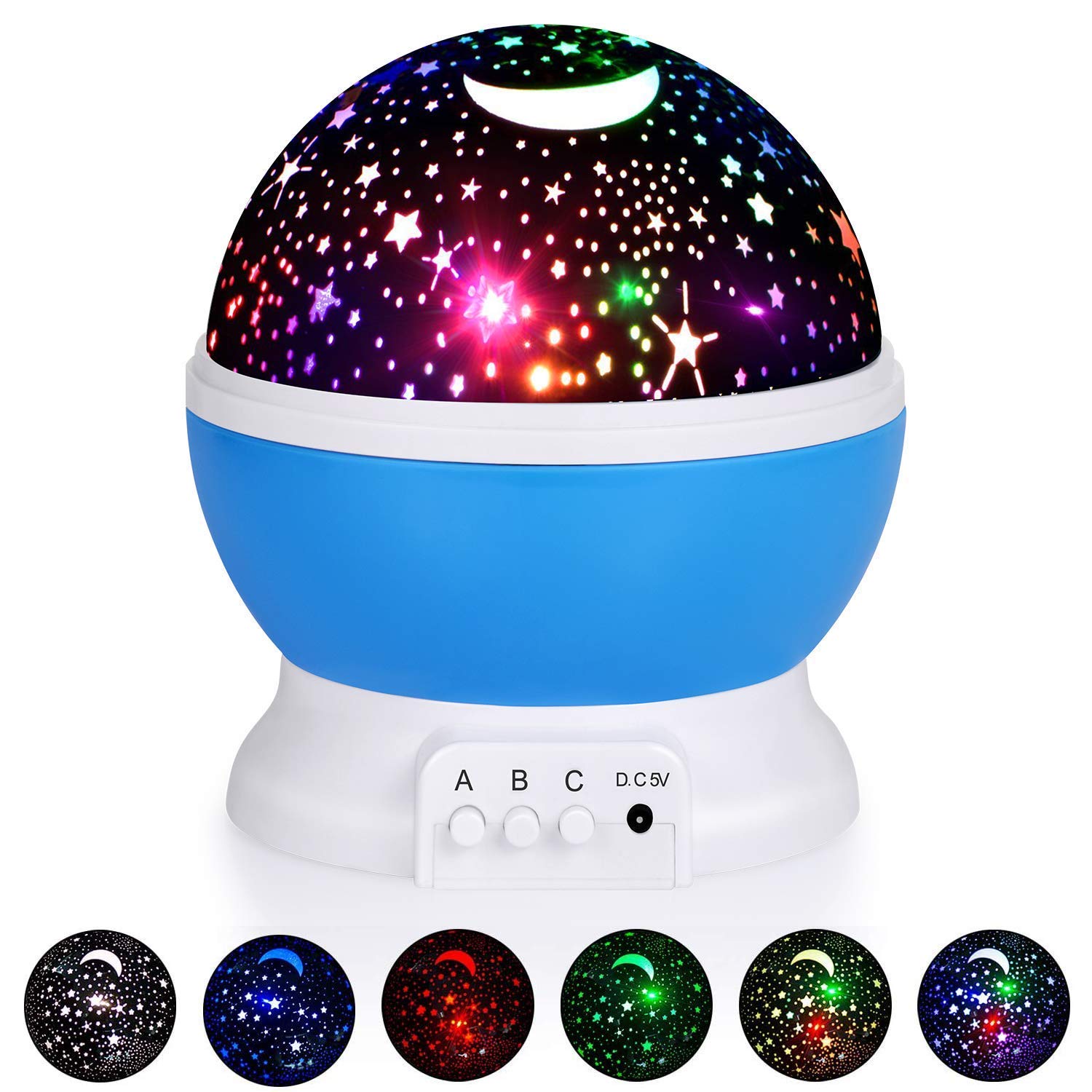 ZZ LAZYCOTTAGE Space galaxy projector starry night lamp light for bedroom lighting toys for kid for universe night light projector led lamp and space projector