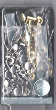 Tandy Leather Easy-to-Do Rivets & Setter Kit - 60 Assorted Rapid Rivets - Two Piece Rivet Setting Tool - Repair Kit for Leather Belts, Wallets, Bags, and Straps