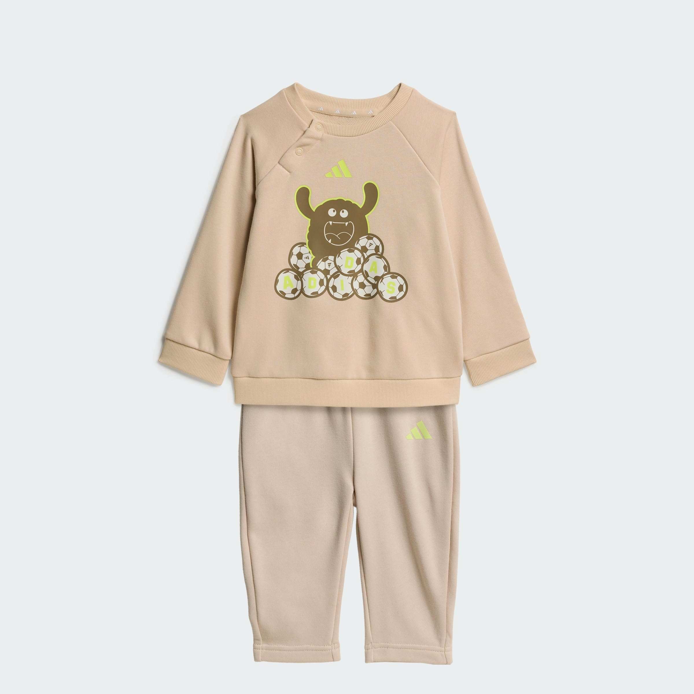 adidas Uniseks - niemowleta Tiro_Nster Jogger Set Track_Suit, Crystal Linen, 0-3 Months