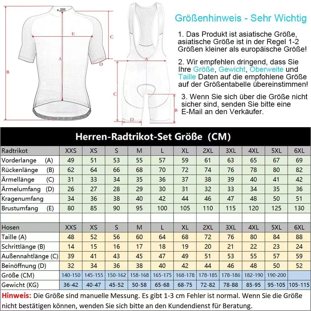 Conjunto de maillot de ciclismo para hombre, manga corta, pantalón corto acolchado de gel 19D, ropa de ciclismo para bicicleta de montaña