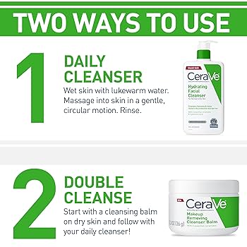 洗顔料 Marti Derm Proteos Screen & CeraVe Hydra CeraVe Hydrating Foaming Oil Cleanser, Daily Face Wash For