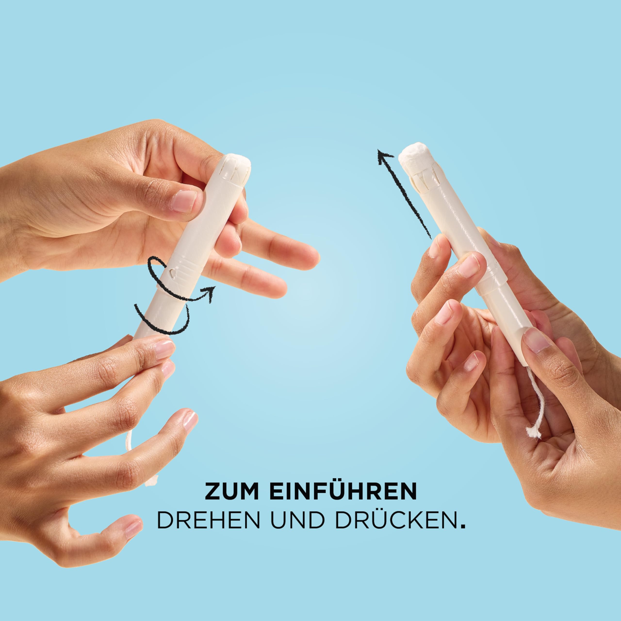 &SISTERS® Mooncup Tampons mit Karton-Applikator, mittlere/superstarke Durchflussrate, Bio-Baumwolle, 168 Tampons