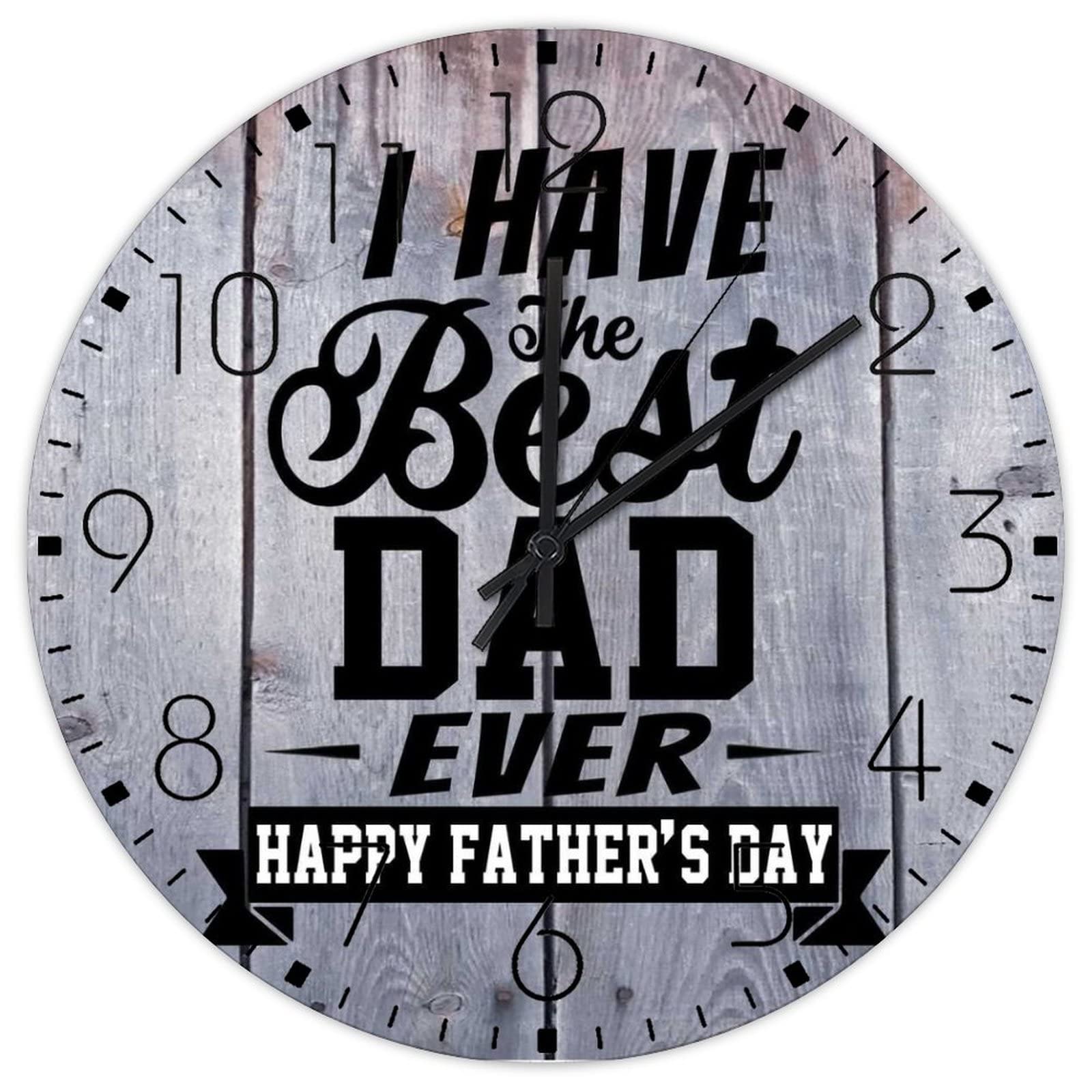 Horloge murale en bois rustique de 30 cm pour sublimer votre nouvelle maison