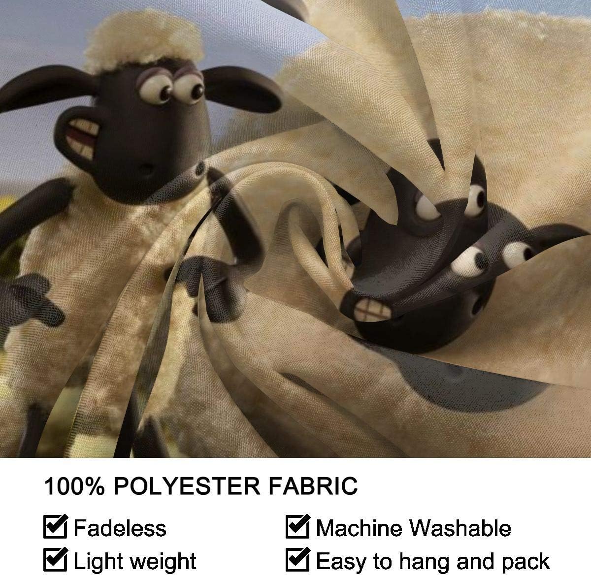 Amazon Co Jp ひつじ 羊 ショーン 3 多機能 壁掛 けタペストリー 個性 装飾用品 壁 窓の装飾 カーテン 模様替え リビングの飾り部屋飾り 152x130cm ホーム キッチン